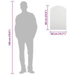 vidaXL Miroir 60x40 cm Verre