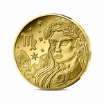 Signes astros - Vierge Monnaie de 5€ 1/2g or