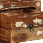 VidaXL Meuble TV mural 100x32x25 cm bois massif de récupération