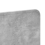 vidaXL Tête de lit Gris béton 120 cm Bois d'ingénierie