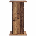 vidaXL Support de Plante 2 pc Bois ancien 30 5 x 30 x 60 5 cm