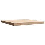 vidaXL Dessus de table 40x40x2 5 cm carré bois de pin massif