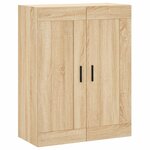 vidaXL Armoire murale chêne sonoma 69 5x34x90 cm bois d'ingénierie