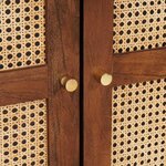 vidaXL Buffet Haut Marron 60 x 33 5 x 100 cm Bois de mangue massif