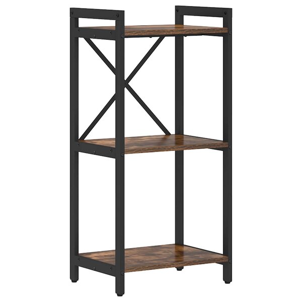 vidaXL Étagère Chêne fumé 40 x 30 x 85 cm Bois d'ingénierie