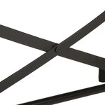 vidaXL Table console 110x42x76 cm bois massif de manguier brut