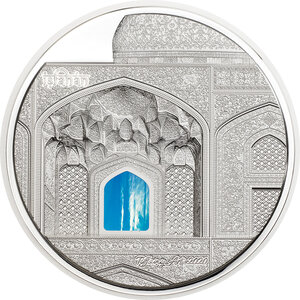 Monnaie TIFFANY ART Isfahan 3 Oz Argent 20$ Palau 2020