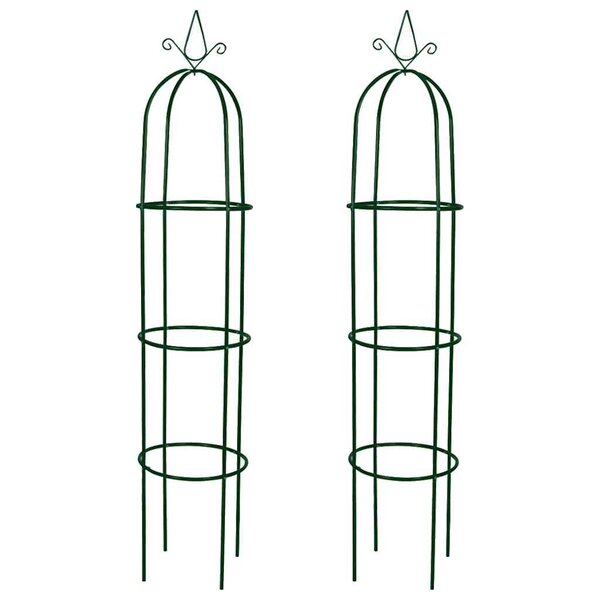 vidaXL Arche de jardin en forme de tour 2 Pièces