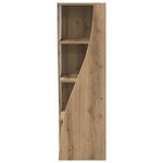 vidaXL Meuble d'angle Blanc 32x32x102cm Bois d'ingénierie
