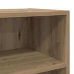 vidaXL Meuble TV Marron 69.5 x 30 x 50 cm Bois d'ingénierie