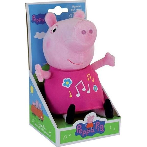 Peluche Peppa Pig 25 cm musicale & lumineuse