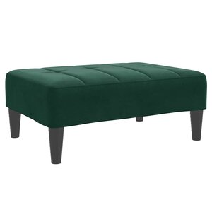 vidaXL Repose-pied vert foncé 77x55x31 cm velours