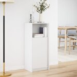 vidaXL Buffet avec LED blanc 42 5x34x100 cm bois d'ingénierie