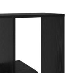 vidaXL Bibliothèque Chêne noir 67 x 25 x 161.5 cm Bois d'ingénierie