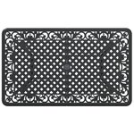 vidaXL Ensemble de salle à manger de jardin 5 pièces en fonte d'aluminium noir