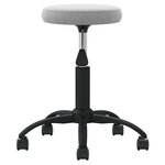 vidaXL Chaise de salle à manger Gris clair Velours