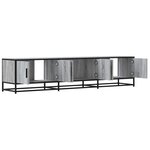 vidaXL Meuble TV sonoma gris 180x35x41 cm bois d'ingénierie