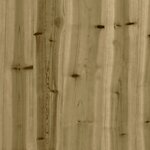 vidaXL Table de pique-nique 105x134x75 cm bois de pin imprégné