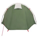 vidaXL Tente de camping tunnel 4 personnes vert imperméable