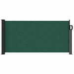 vidaXL Auvent latéral rétractable vert foncé 100x300 cm