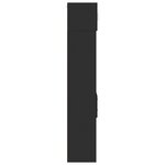 vidaXL Armoire de rangement mince noir 40x42 5x225cm bois d'ingénierie