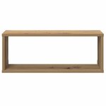 vidaXL Étagères cube murales 4 Pièces chêne artisanal 60x15x23 cm