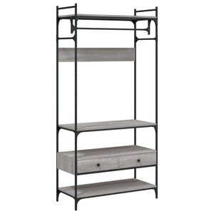 vidaXL Armoire à tiroirs sonoma gris 89x39x184 5 cm bois d'ingénierie