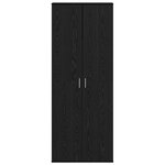 vidaXL Haut Armoire Chêne noir 70 x 33 5 x 180 cm Bois d'ingénierie