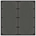 vidaXL Ensemble de salle à manger pour jardin 5 Pièces Noir polyrotin