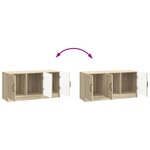vidaXL Meuble TV Chêne Sonoma 99 x 34 5 x 47 cm Bois d'ingénierie