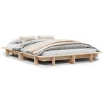 vidaXL Cadre de lit sans matelas 150x200 cm bois de pin massif