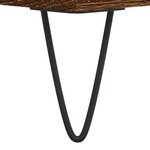 vidaXL Meuble TV chêne marron 150x30x50 cm bois d'ingénierie