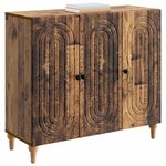 vidaXL Buffet Bois ancien 89 x 34 5 x 80 cm Bois d'ingénierie