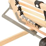 vidaXL Sommier à lattes électrique sans matelas avec 7 zones 80x200 cm