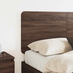 vidaXL Tête de lit Chêne brun 120 cm Bois d'ingénierie
