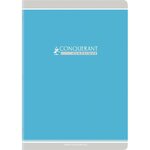Cahier piqûre 48 pages seyès 90 g  couverture carte recyclée  format 21 x 29 7 cm CONQUERANT