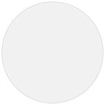 vidaXL Protecteur de table mat Ø 80 cm 1 6 mm PVC