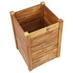 vidaXL Lit surélevé de jardin 60x60x84 cm Bois massif d'acacia