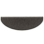 vidaXL Tapis d'escalier autocollants 15 Pièces 65x21x4 cm Anthracite
