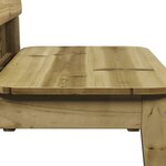 vidaXL Chaise de jardin 60x52 5x72 cm bois de pin imprégné