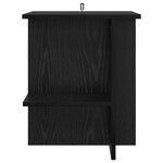 vidaXL Table basse 2 pc Chêne noir 40 x 30 x 49 cm Bois d'ingénierie