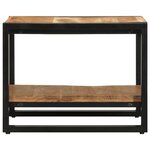 vidaXL Table basse 50x50x38 cm bois massif acacia