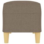 vidaXL Banc Taupe 100x35x41 cm Tissu
