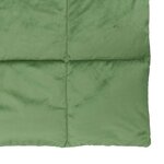 vidaXL Couette d'été 155 x 220 cm Été Microfibre (100  polyester) Vert