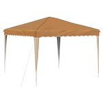 vidaXL Tente de fête pop-up 288 x 288 x 245 cm Beige Tissu Oxford