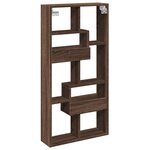 vidaXL Armoire murale chêne marron 50x15x100 cm bois d'ingénierie