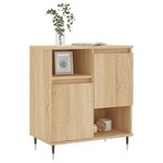 vidaXL Buffet Chêne sonoma 60x35x70 cm Bois d'ingénierie