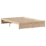 vidaXL Cadre de lit sans matelas 140x200 cm bois massif de pin