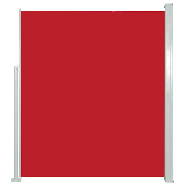 vidaXL Auvent latéral rétractable de patio 140x500 cm Rouge