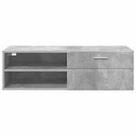 vidaXL Cabinet en Bois Gris béton 100 5 x 39 x 30 cm Bois d'ingénierie
